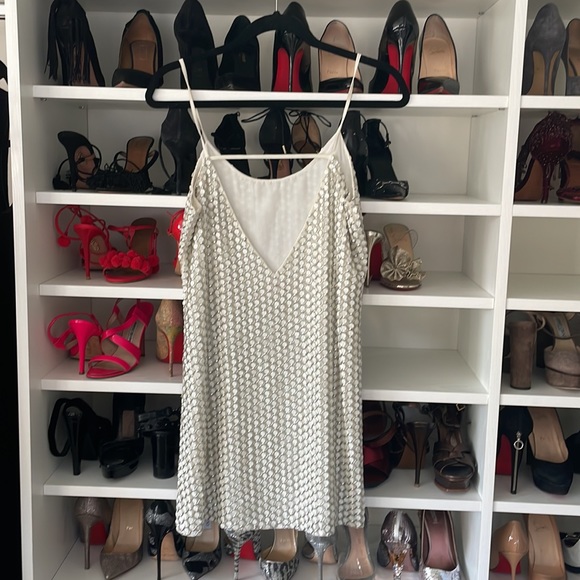 White sequin Parker dress - Picture 4 of 7